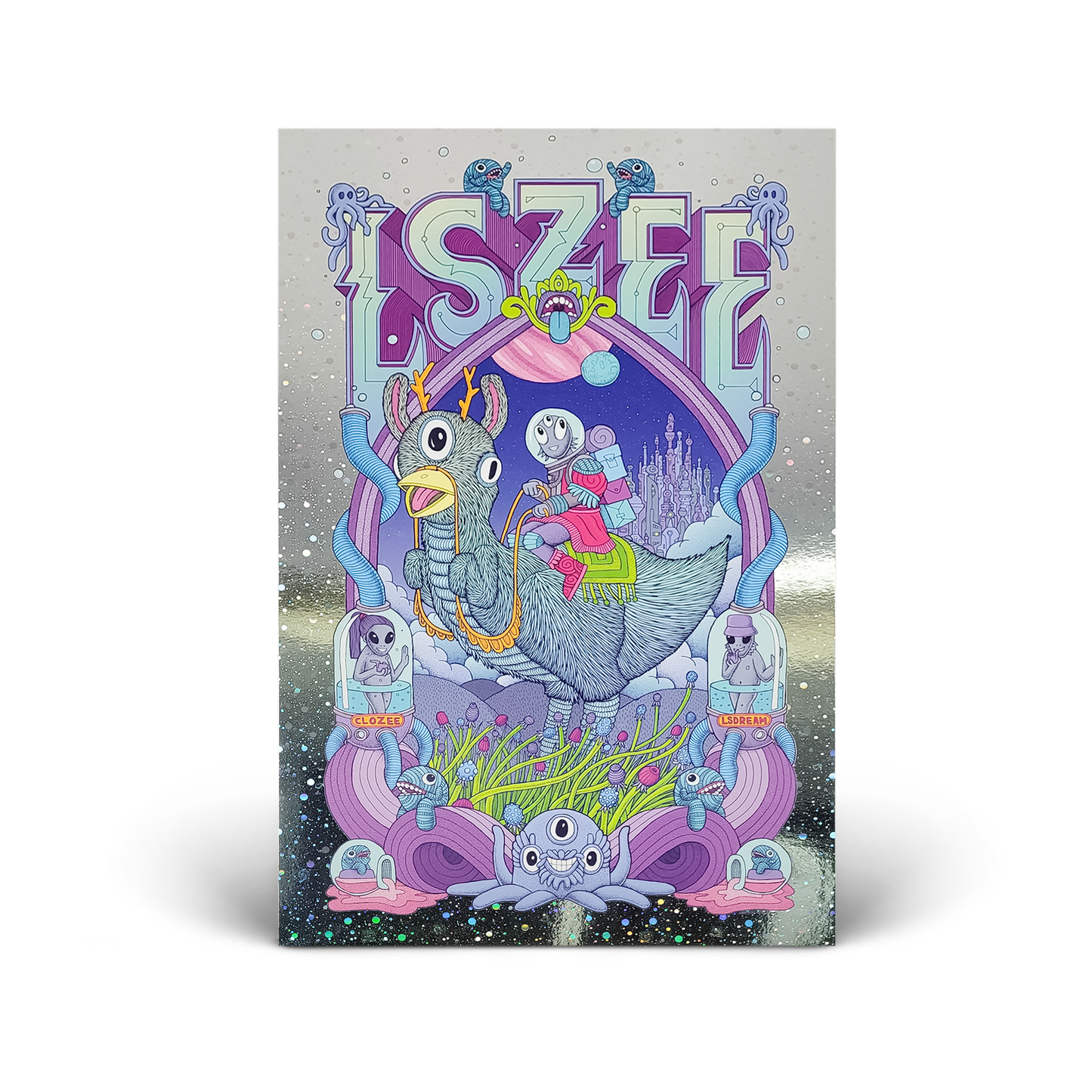 LSZEE - Enigma Galaxy Foil Poster by Chuck - U