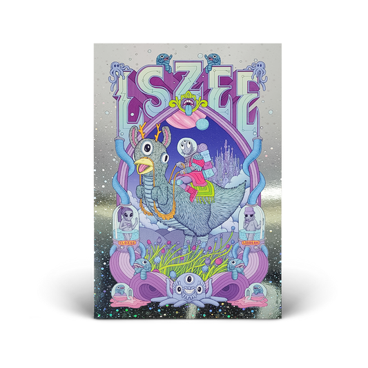 LSZEE - Enigma Galaxy Foil Poster by Chuck - U