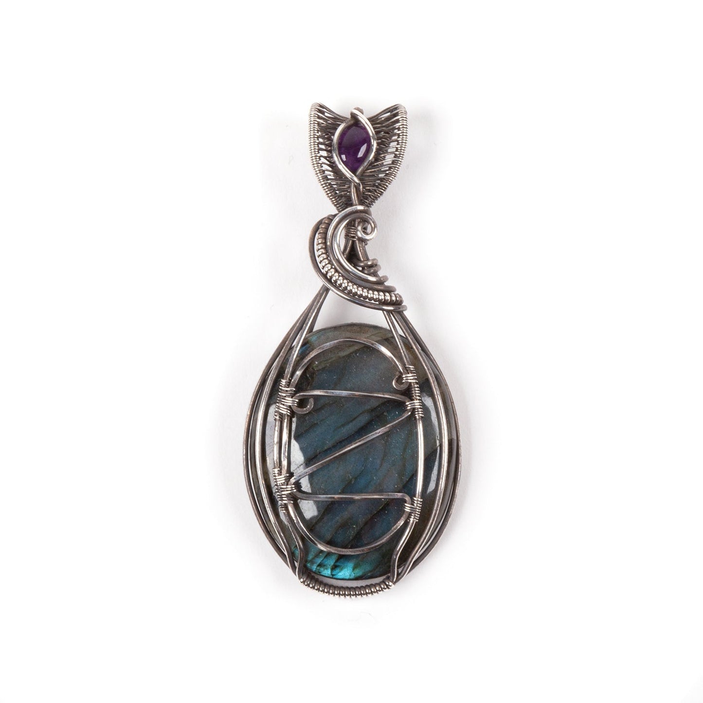 CloZee - Handmade Wire-Wrapped CloZee Logo Crystal Pendants