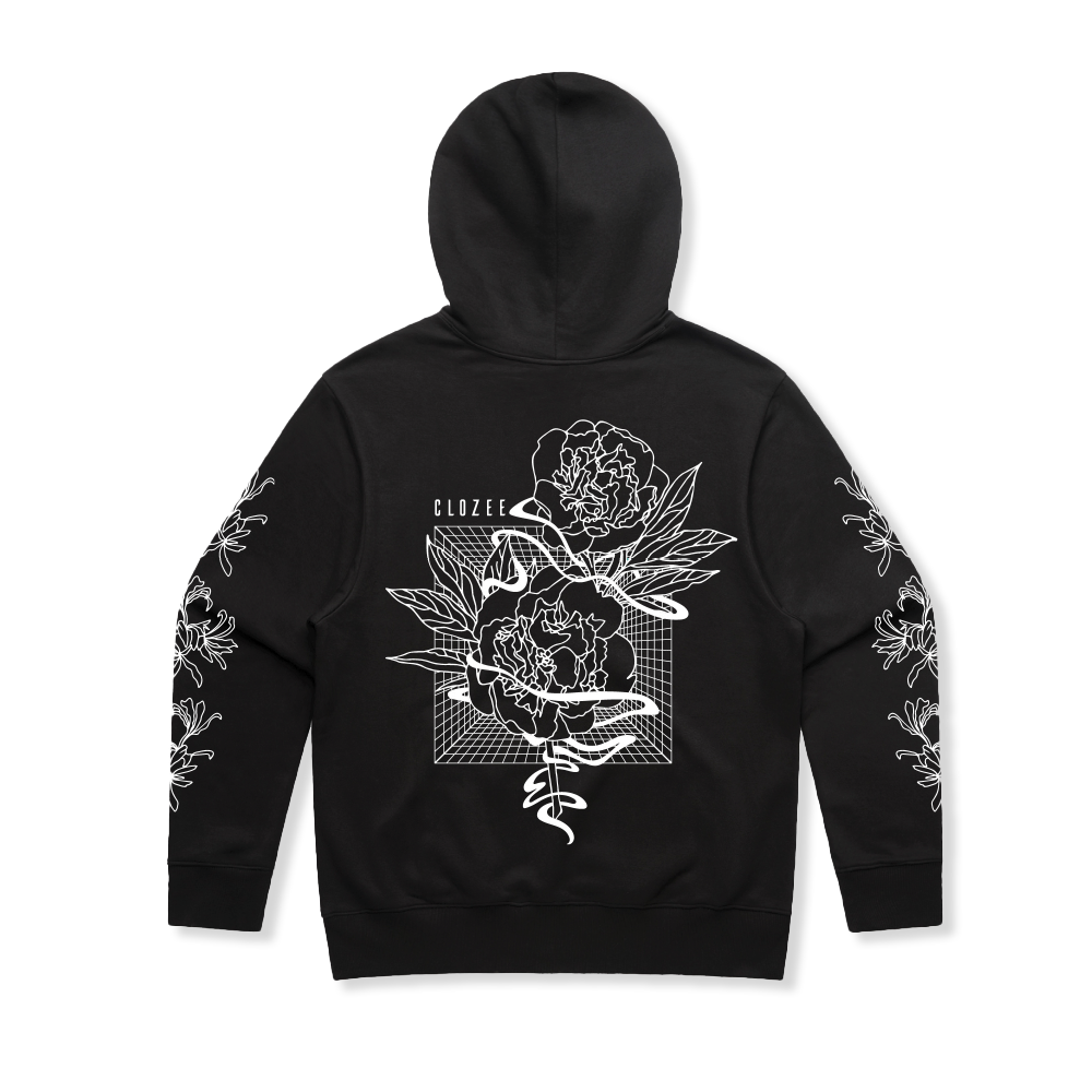 CLOZEE - Rose Noir Hoodie